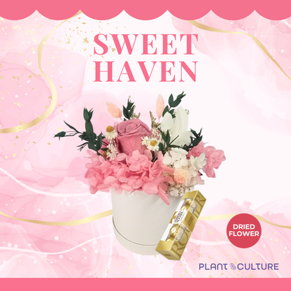 Sweet Haven Dried Flower Arrangement