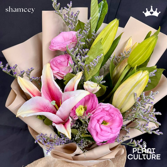 Shamcey Fresh Imported Flowers Bouquet
