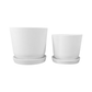 Plant Culture Urban Planter – Soft Round w/ Catch Plate for Plants