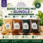 Plant Culture Basic Potting Mix Bundle | Cocopeat CRH Vermicast Fresh Ipa Soil Mix Set