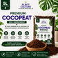 Plant Culture Cocopeat 5L | Premium Coconut Peat Growing Medium for Aroids, Vegetables & Tropical Plants