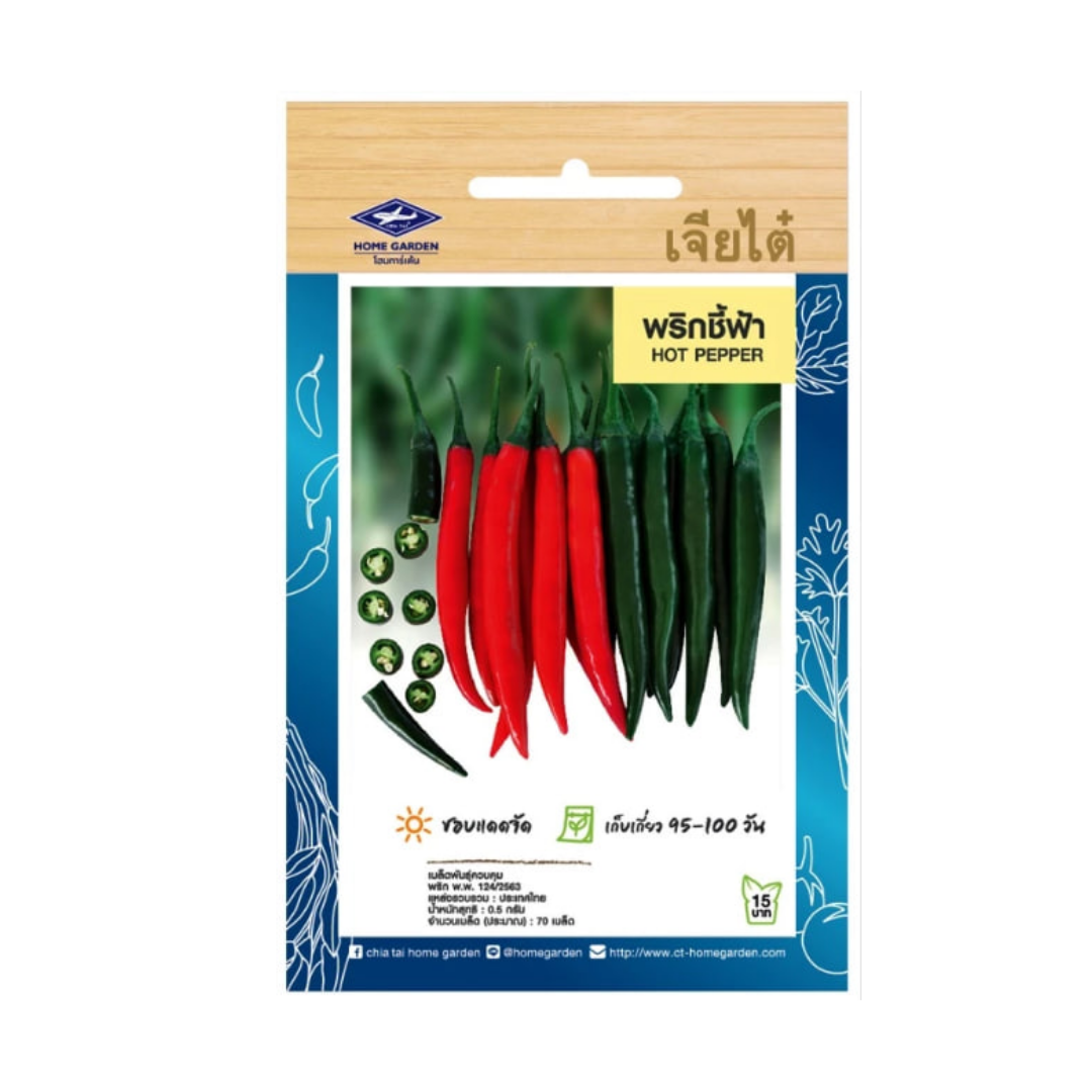 Home Garden Seeds Hot Pepper (Approx 70 Seeds) 0.5gms