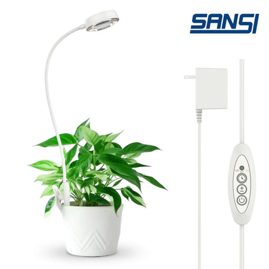 Sansi 10W Full Spectrum Pot Clip Grow Lights with Timer