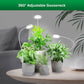 Sansi 10W Full Spectrum Pot Clip Grow Lights with Timer