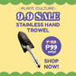 Hand Trowel Stainless by Plant Culture PH