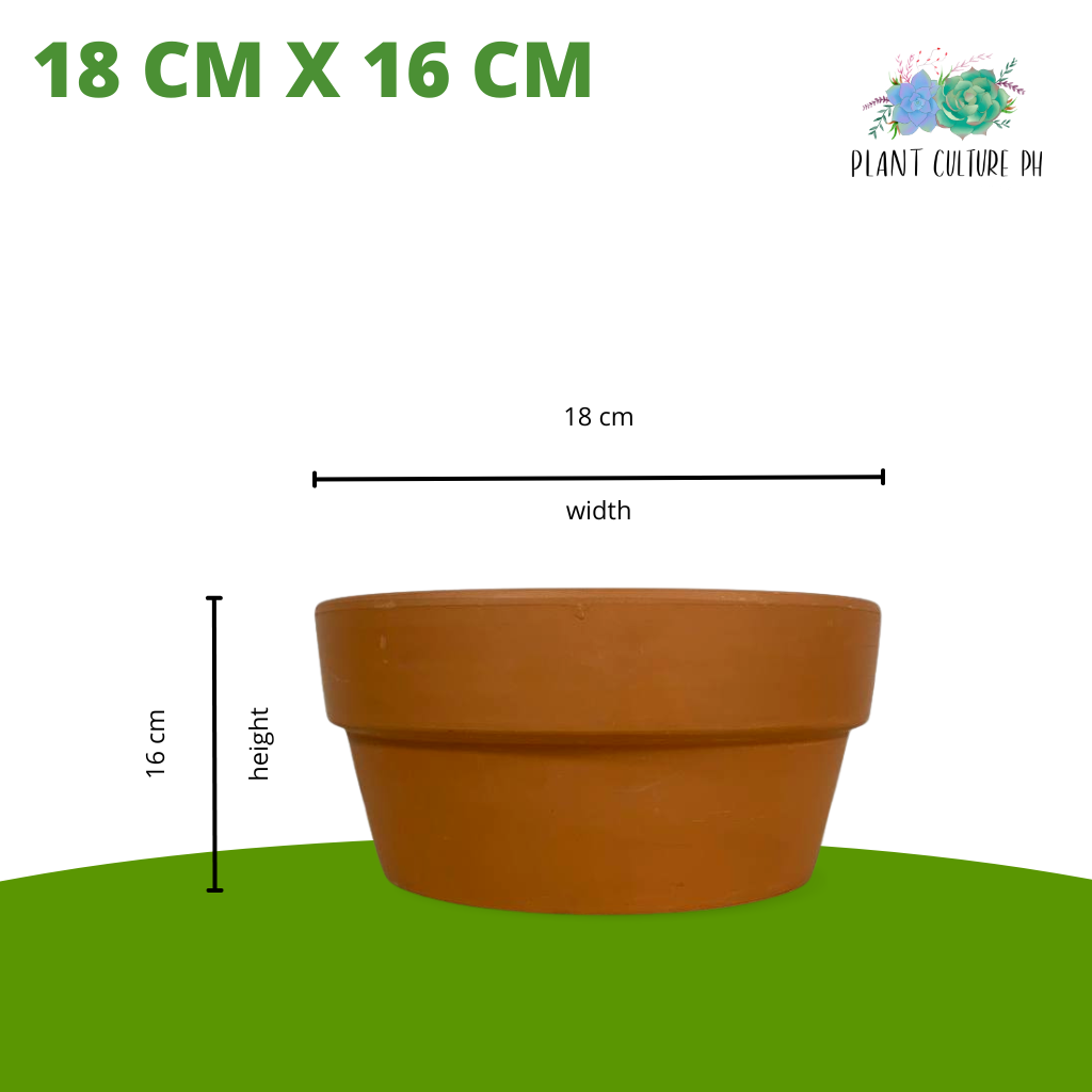 Smooth Japanese Terracotta Planters (Small- Medium)