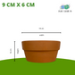Smooth Japanese Terracotta Planters (Small- Medium)