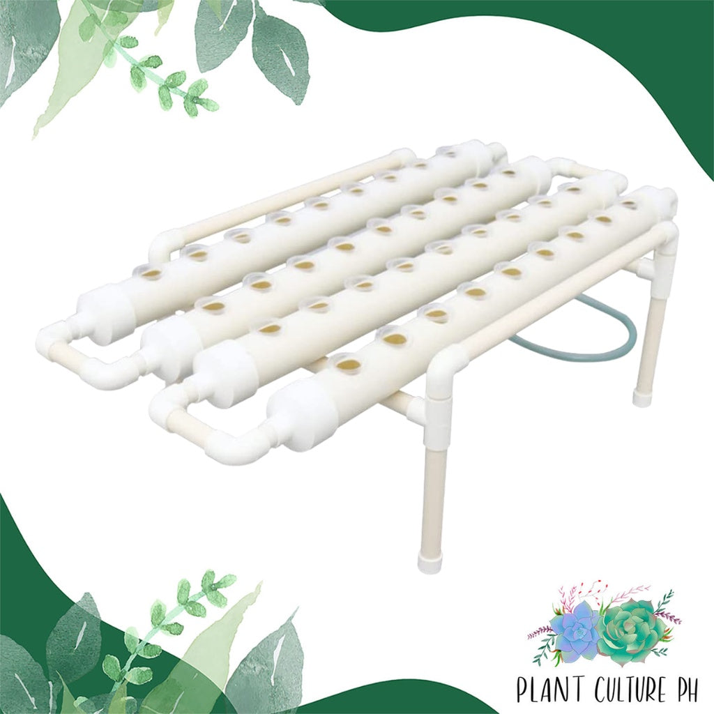 Hydroponic 36 Holes Plant Site Grow Kit NFT Garden Vegetable Ladder Style 4 pipes