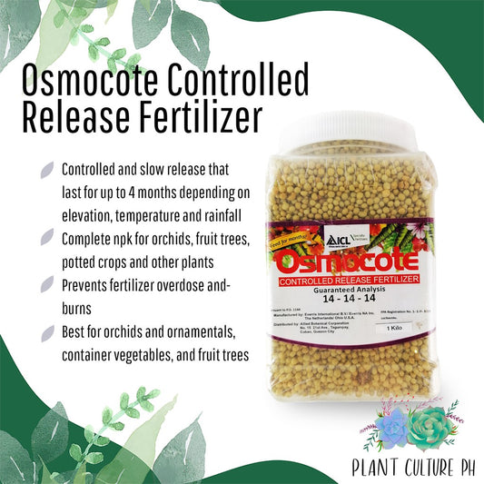 Osmocote Controlled Release Fertilizer AICL 14-14-14