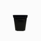 Plant Culture Plastic Square Plant Pot Black / White
