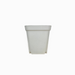 Plant Culture Plastic Square Plant Pot Black / White