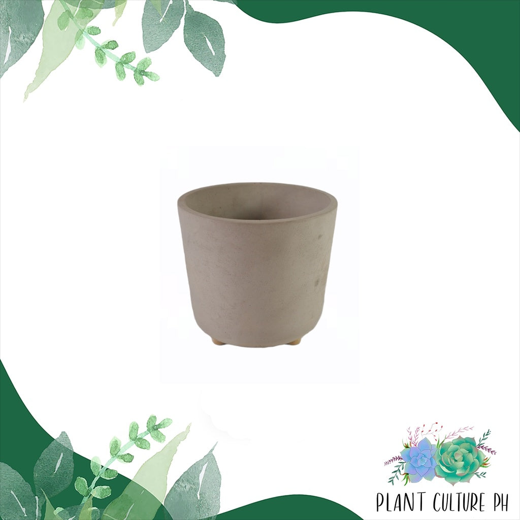 Footed Cement Planters | Cement Pots
