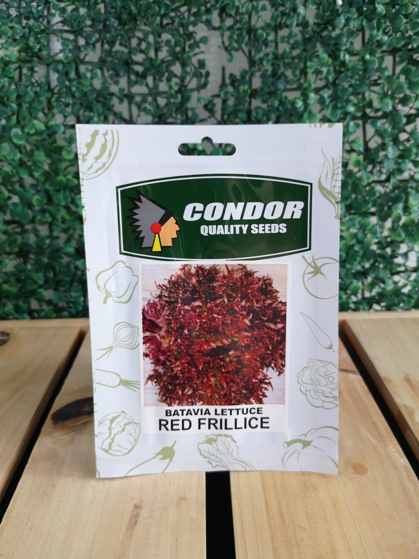 Condor Quality Seeds Batavia Lettuce Green Frillice 1 gram