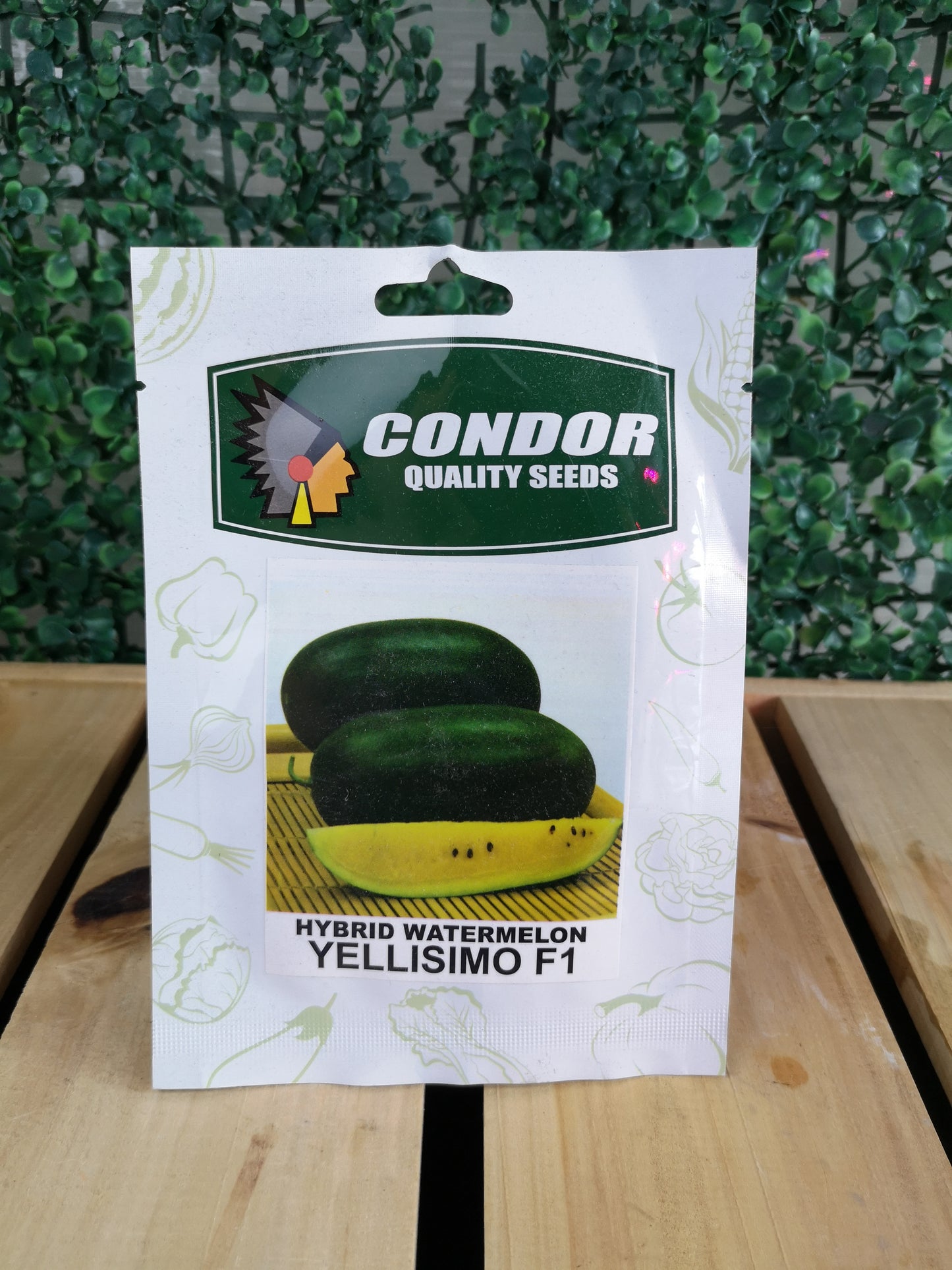 Condor Quality Seeds Hybrid Watermelon Yellisimo F1 1 gram