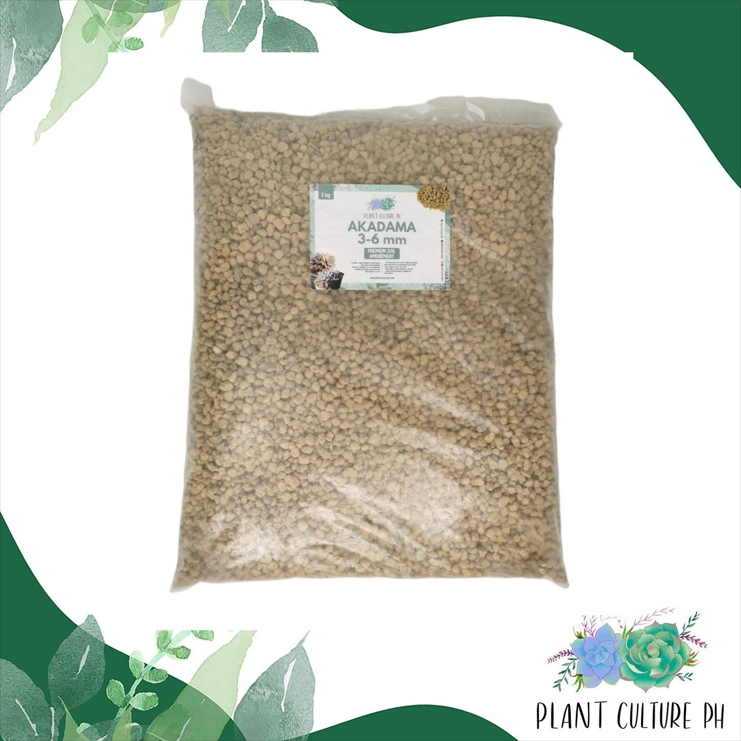 Premium Soil Ammendment Akadama 3kg by Plant Culture PH