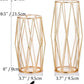 Geometric Rose Gold Vase by Plant Culture PH