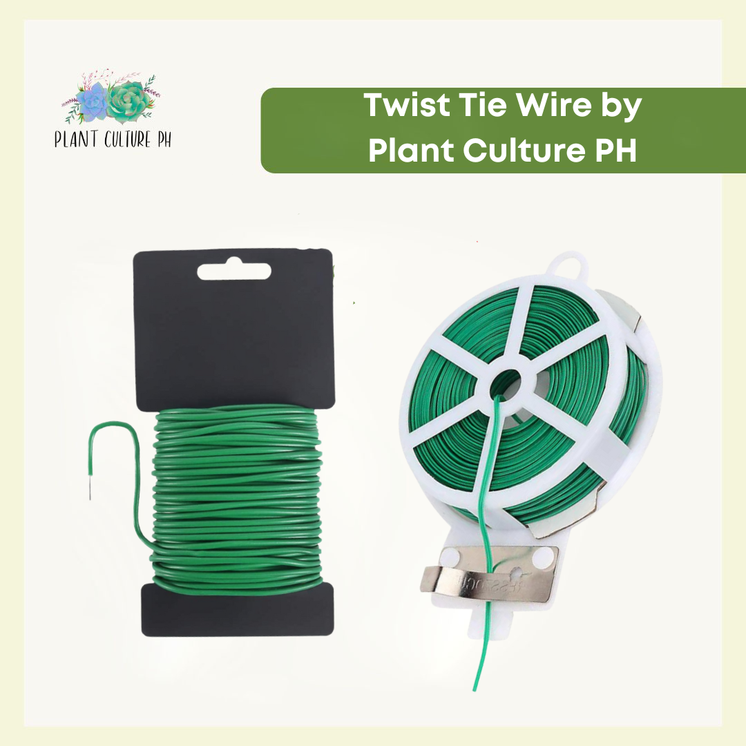 Spool Wire Cutter All-purpose Twist Tie Wire Spool with Cutter for Plants, Gardening, Or ...