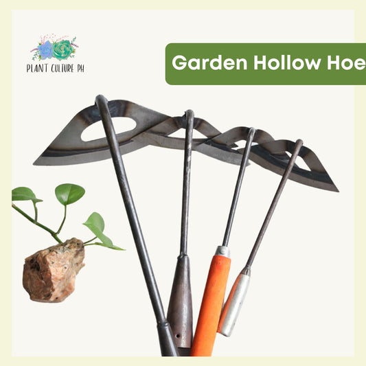 All-Steel Hardened Hollow Hoe, Hoe Garden Tool for Backyard Weeding, Loosening, Farm Planting