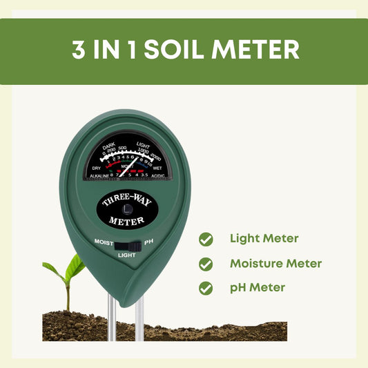 3-Way Soil Moisture Meter