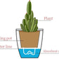 Self-Watering Plastic Planter | Plastic Pots