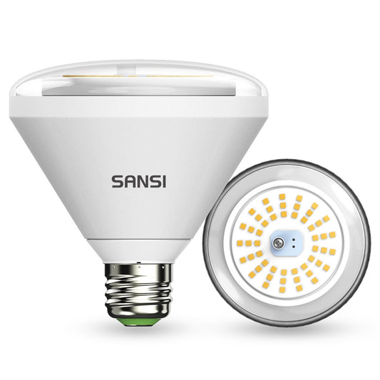 SANSI BR30 22W / 24W Full Spectrum Grow Light Bulb with 120° Wide Beam Angle for Indoor Plants